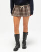 IETS FRANS Heritage Check Kilt Womens Mini Skirt image number 2