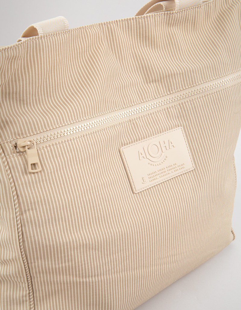 ALOHA COLLECTION Stripe School Tote Bag image number 4