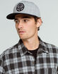BRIXTON Crest Mens Gray Snapback Hat image number 2