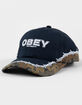OBEY Not Right 6 Panel Strapback Hat image number 1