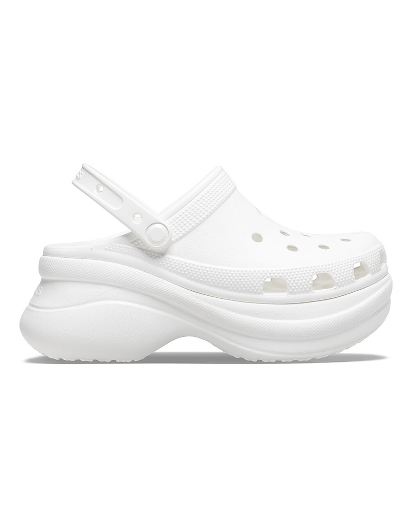 CROCS Classic Bae Womens White Clogs image number 2