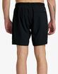 RVCA Yogger Stretch Mens 17" Athletic Shorts image number 4