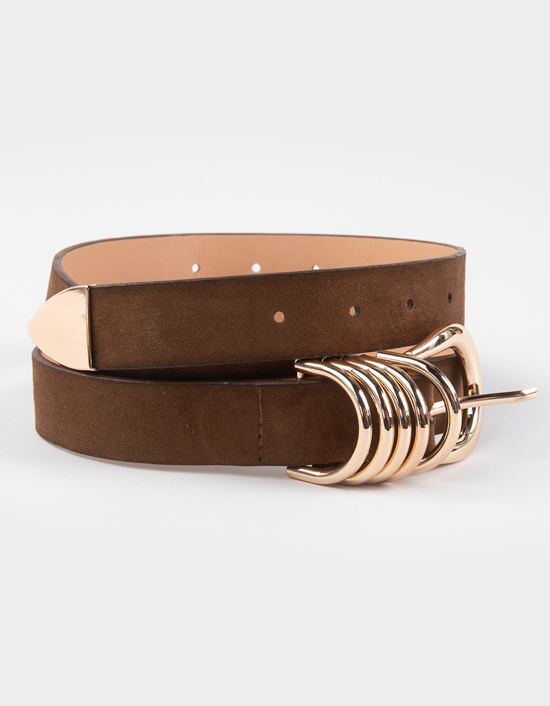 Rene Faux Suede Belt image number 0