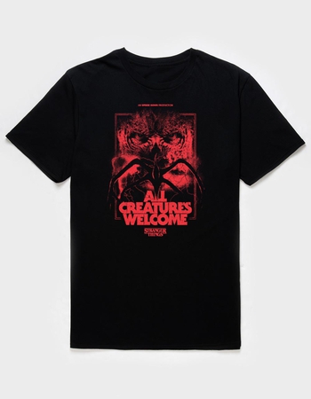 STRANGER THINGS All Creatures Welcome Unisex Tee Primary Image