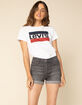 LEVI'S Wedgie High Rise Womens Denim Shorts image number 1
