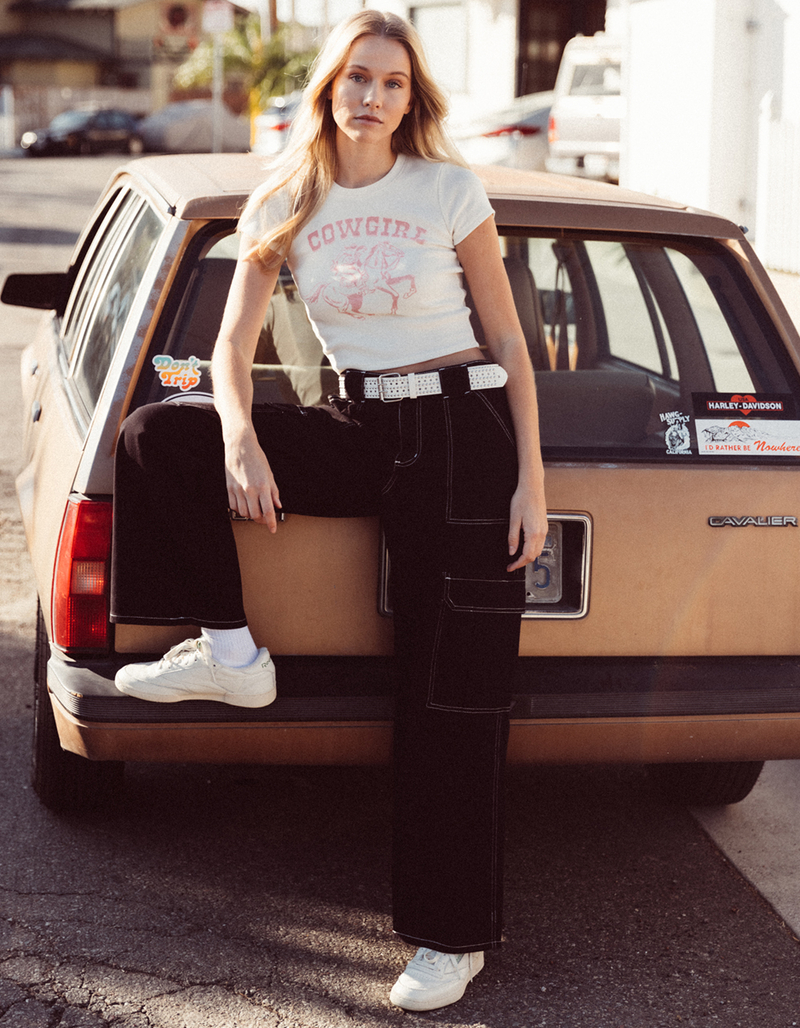 RSQ Womens Baggy Cargo Pants image number 0