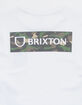 BRIXTON Alpha Block Mens Tee image number 3