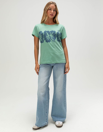 ROXY Flower Womens Boyfriend Tee Alternative Image
