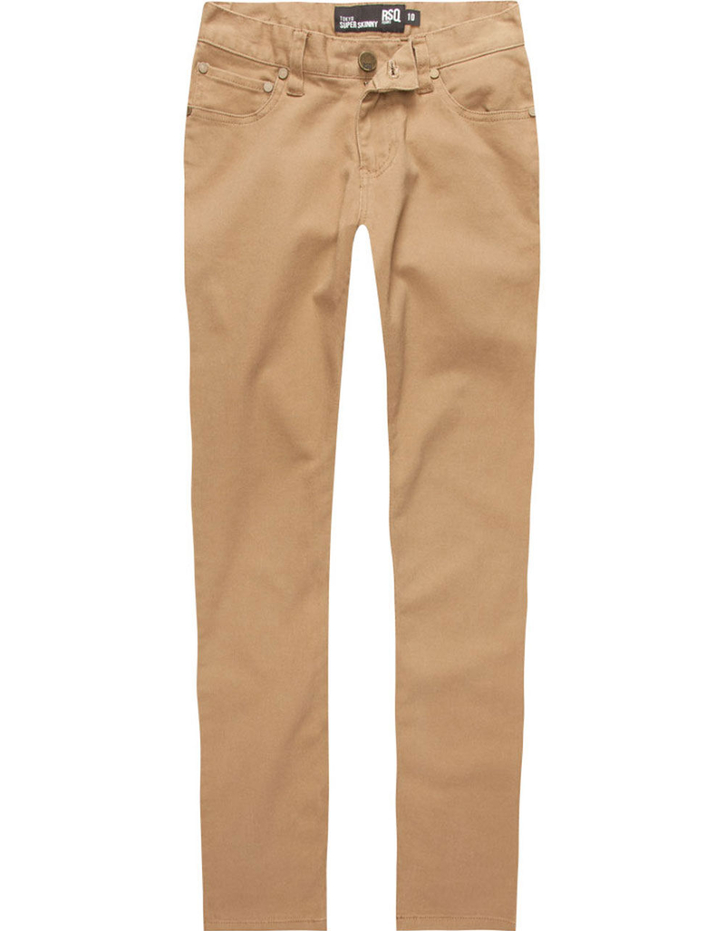 RSQ Tokyo Boys Super Skinny Stretch Twill Pants image number 4