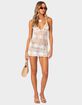 EDIKTED Raleigh Crochet Mini Dress image number 1