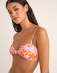 RHYTHM Bora Bora Floral Knotted Bandeau Bikini Top image number 2