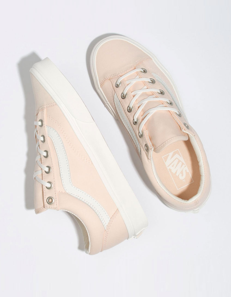 VANS Brushed Twill Style 36 Vanilla Cream & Snow White Womens Shoes image number 2