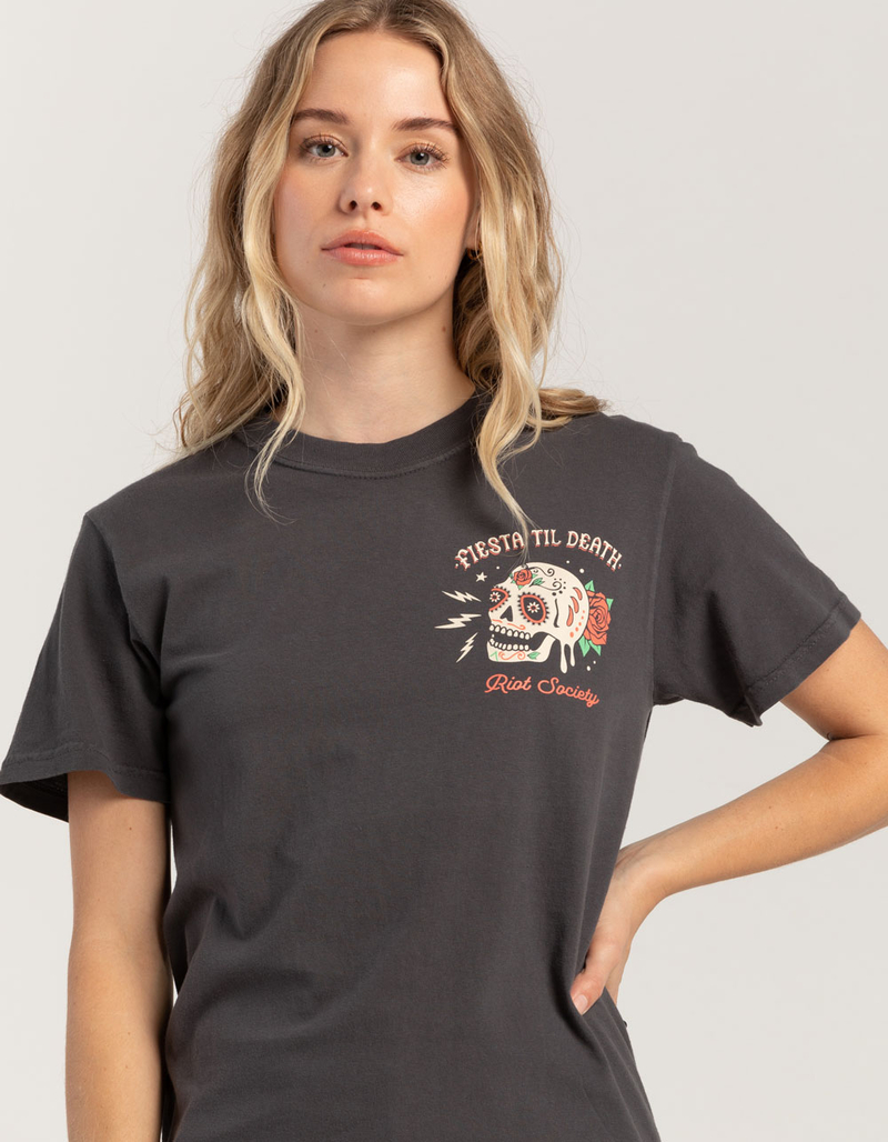 RIOT SOCIETY Fiesta Till Death Womens Tee image number 1