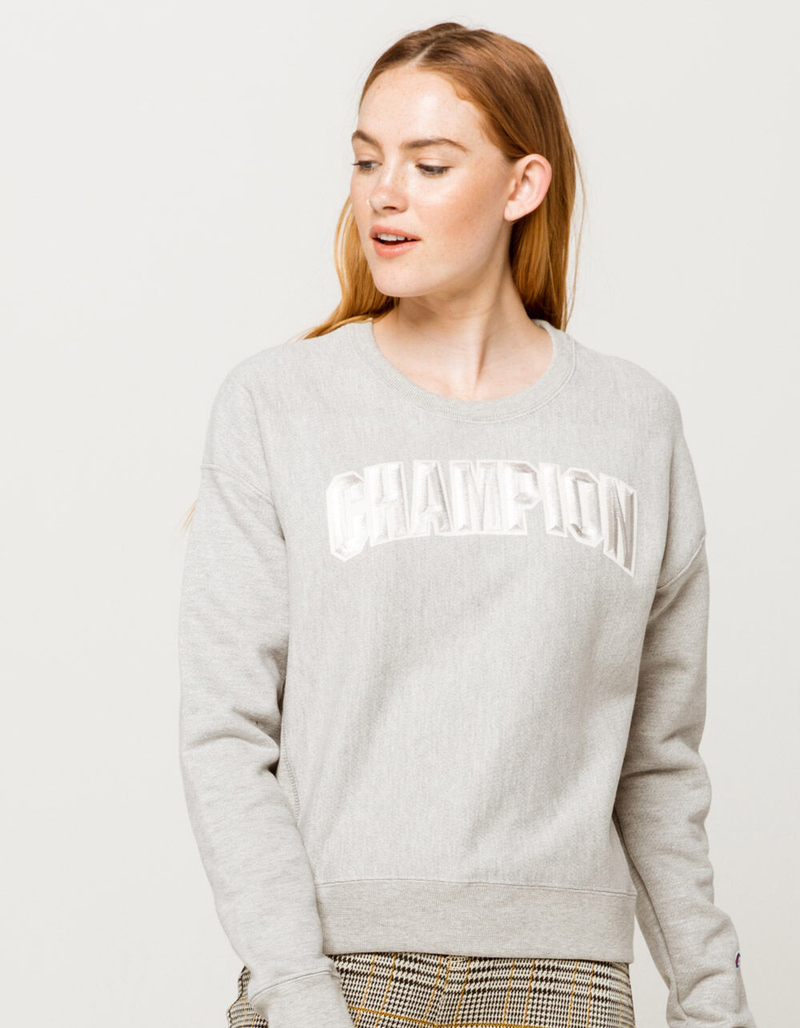 CHAMPION Reverse Weave Womens Crew Sweatshirt image number 0