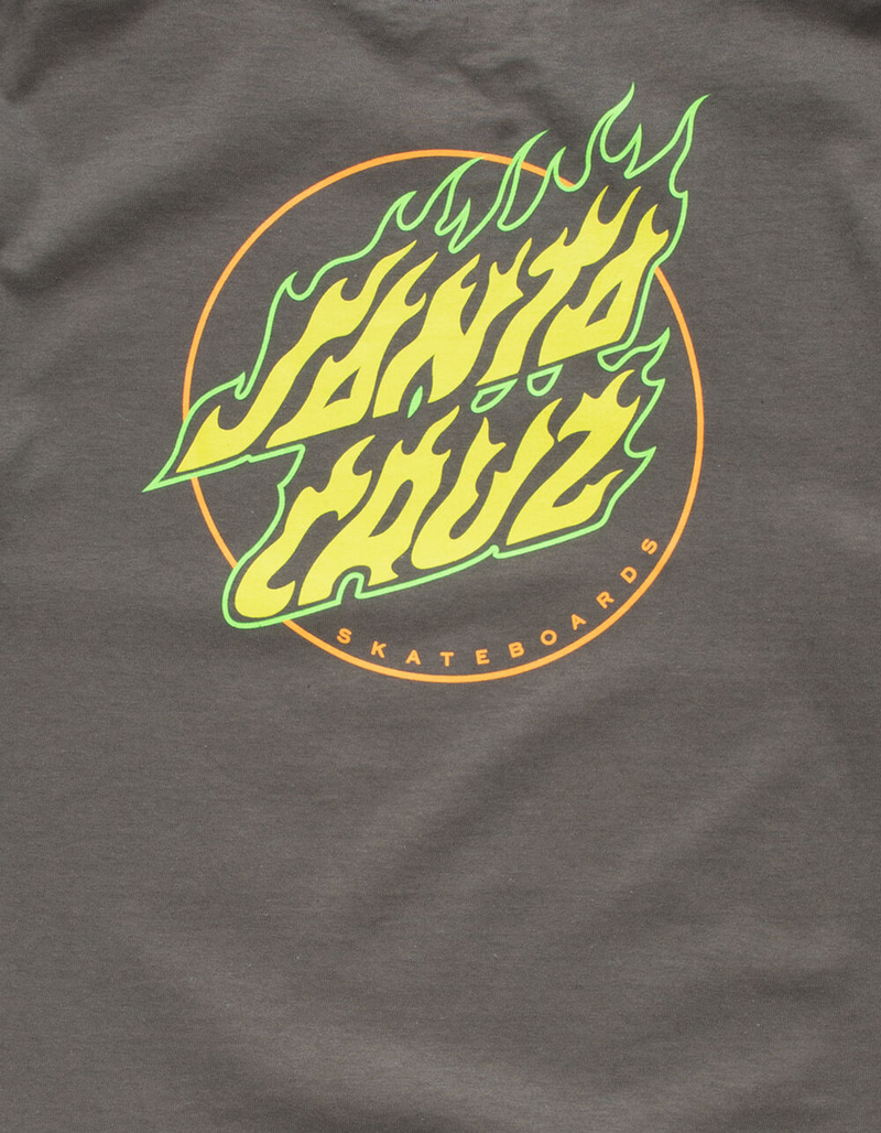 SANTA CRUZ Absent Flame Dot Boys T-Shirt image number 3