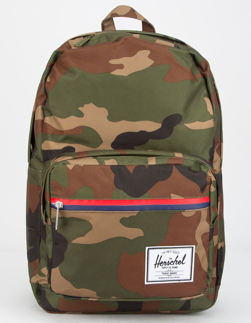 HERSCHEL SUPPLY CO. Pop Quiz Woodland Camo & Multi Zip Backpack image number 0