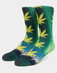 HUF Digital Nature Plantlife Mens Crew Socks image number 1