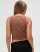 HEART & HIPS Narrow Strap Womens Tank Top image number 3