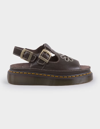 DR. MARTENS Dunnet Flower Womens Full Grain Leather Sandals Alternative Image