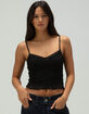 FULL TILT Womens Lace Cami  image number 1