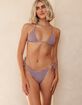 DIPPIN' DAISY'S Palm Tie Back Triangle Bikini Top image number 4