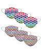 6 Pack Butterfly/Rainbow Kids Fashion Face Masks image number 1