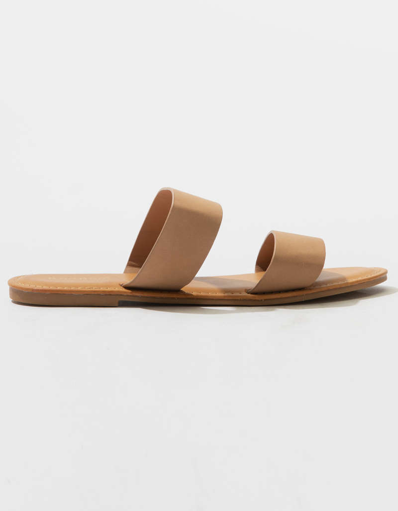BAMBOO Double Strap Womens Sandals image number 1