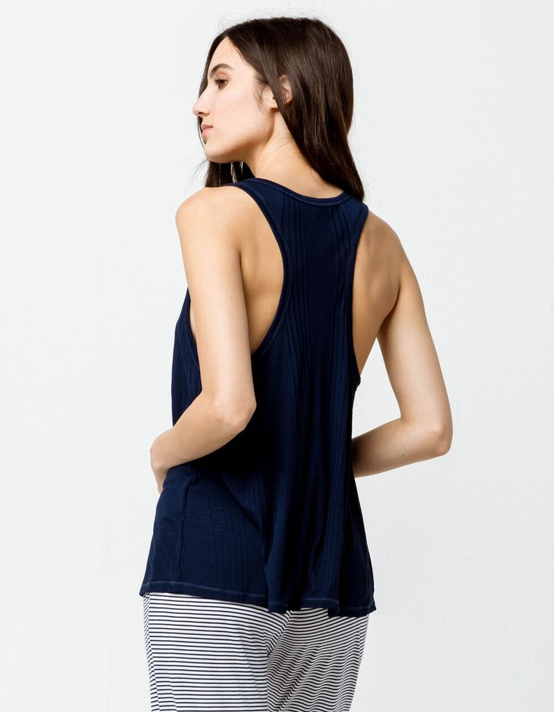 SPLENDID Lounge Navy Womens Tank Top image number 2