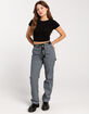 BOZZOLO Womens Cropped Tee image number 2