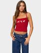 EDIKTED Wild Horses Graphic Tank Top image number 1