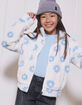 RSQ Girls Floral Print Sherpa Jacket image number 4