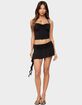 EDIKTED Romee Asymmetric Ruffle Mini Skort image number 3