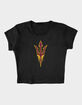 ARIZONA STATE UNIVERSITY Distressed Primary Logo Womens Baby Rib Tee image number 4