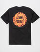 SLIME BALLS Logo Flame Mens Tee image number 1