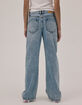 RSQ High Rise Wide Leg Girls Jeans image number 4