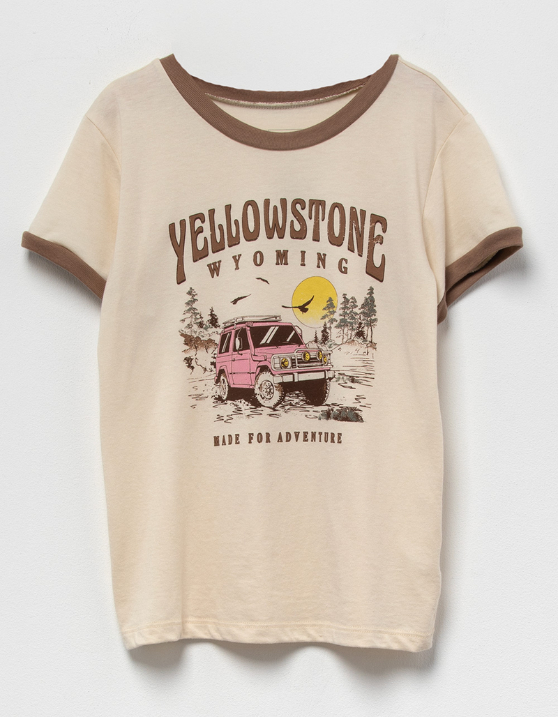 FULL TILT Yellowstone Ringer Girls Boyfriend Tee image number 0