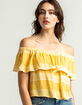O'NEILL Keagan Womens Off The Shoulder Top image number 1