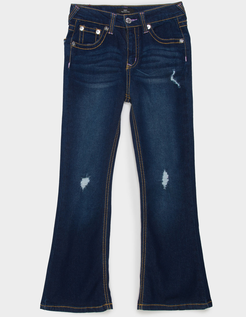 TRUE RELIGION Joey High Rise Girls Flare Jeans image number 1
