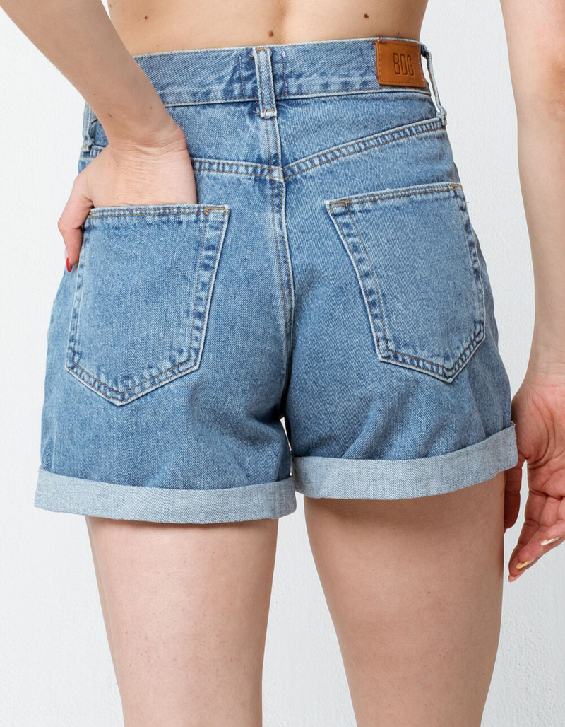 BDG Urban Outfitters Rolled Hem Womens Mom Shorts image number 2