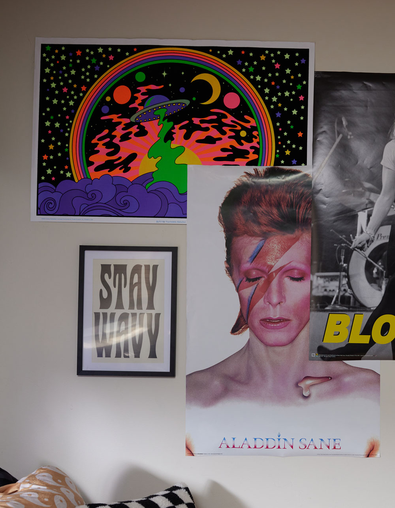 Stay Wavy Framed Print image number 2