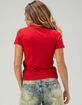 GUESS JEANS Print Womens Slim Fit Tee image number 4