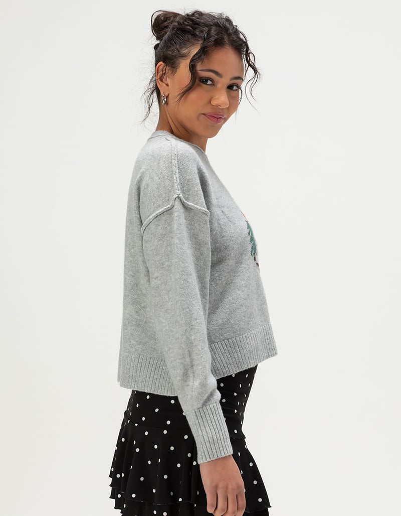 PINK ROSE Bear Womens Sweater image number 2