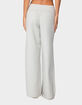 EDIKTED Russell Straight Leg Knit Pants image number 5
