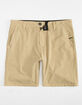 NITROUS BLACK Wash Up Desert Mens Hybrid Shorts image number 1