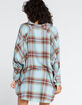 BDG Urban Outfitters Brendan Drapey Womens Flannel Shirt image number 3