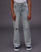 RSQ Girls High Rise Wide Leg Jeans image number 2