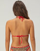 DAMSEL Leopard Triangle Bikini Top image number 3