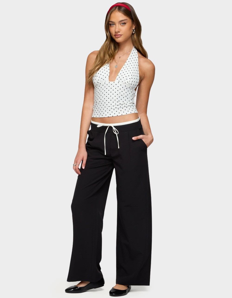 EDIKTED Blaire Polka Dot Halter Top image number 3