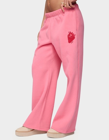 EDIKTED Strawberry Babe Sweatpants Alternative Image