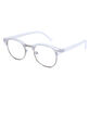 BLUE CROWN Clear Clubby Glasses image number 1